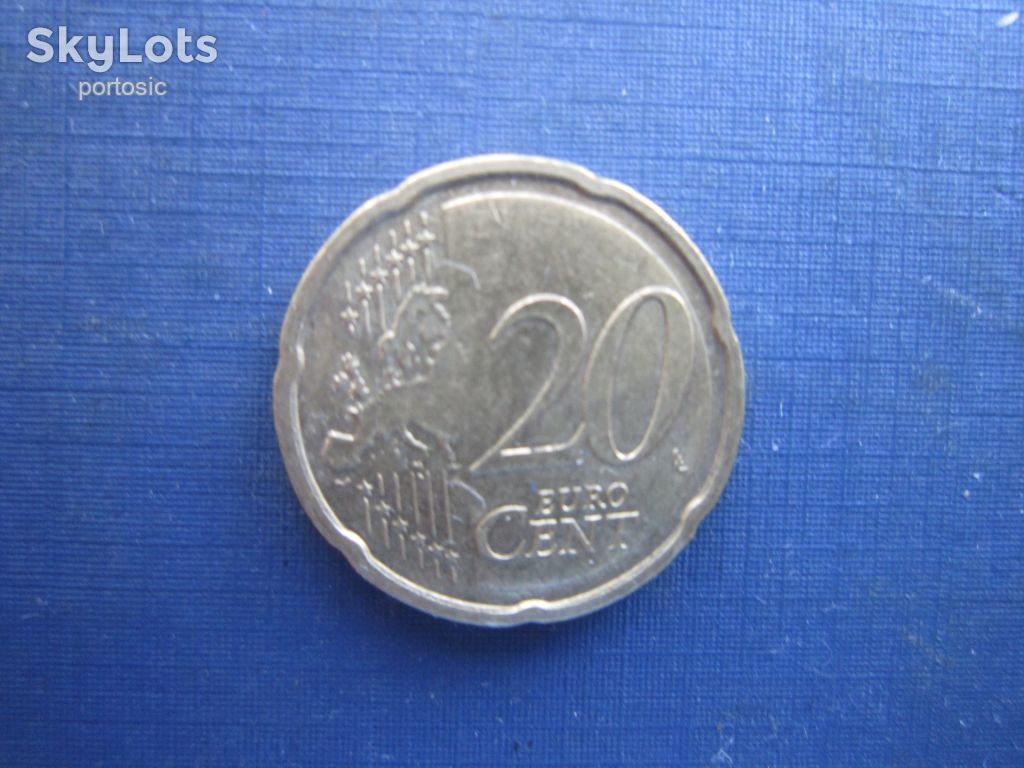 Монета 20 євроцентів Німеччина 2008 F - фото фото фото 1