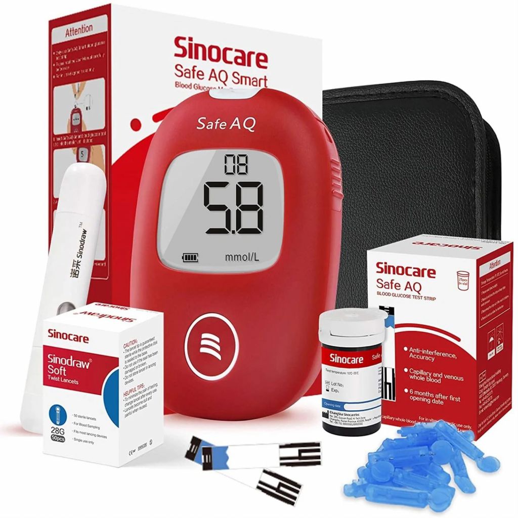 Глюкометр Sinocare Safe AQ Smart + 25 Test Strips - фото фото фото 0