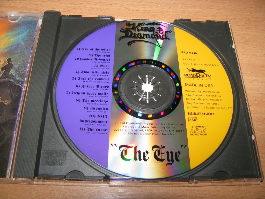 KING DIAMOND - The Eye  (1990 Roadracer SONOPRESS,USA) - фото фото фото 2