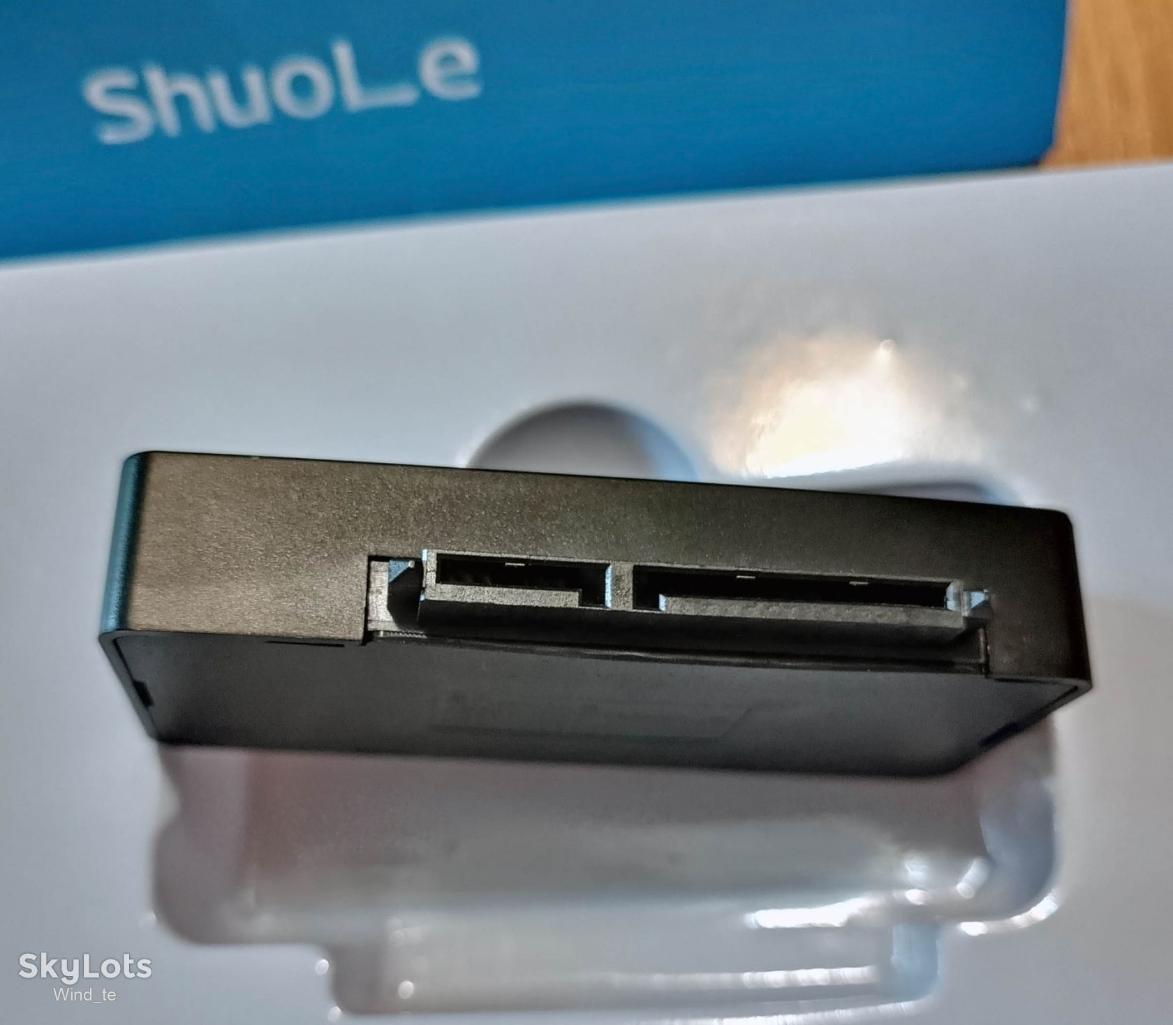 Адаптер перехідник USB 3.2 на SATA  ( HDD та SSD ) з LCD-екраном ShuoLe  ( переходник ) - фото фото фото 5