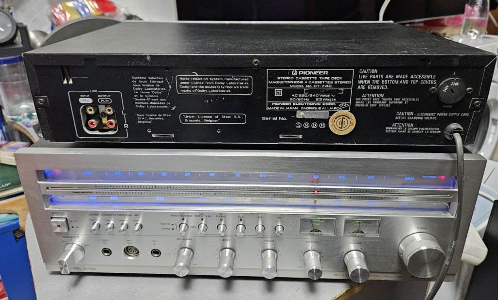Дека касетна Pioneer CT-740 - фото фото фото 3