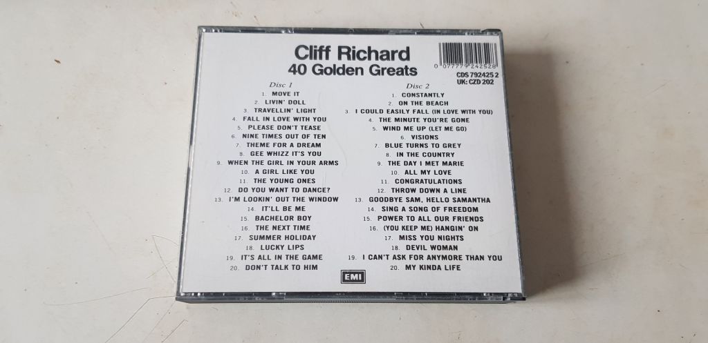 Cliff Richard 40 Golden Greats 2CD фірмовий - фото фото фото 1