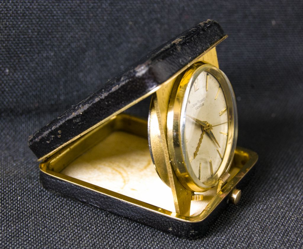 ⏰Очень редкие часы будильник JEAN PERRET GENEVE-17 Jewels.Swiss - фото фото фото 2