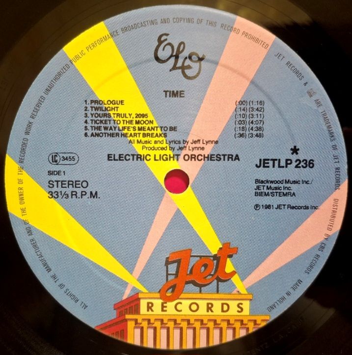 Electric Light Orchestra / ELO - Time - 1981.    (LP). 12. Vinyl. Пластинка. Holland. - фото фото фото 4