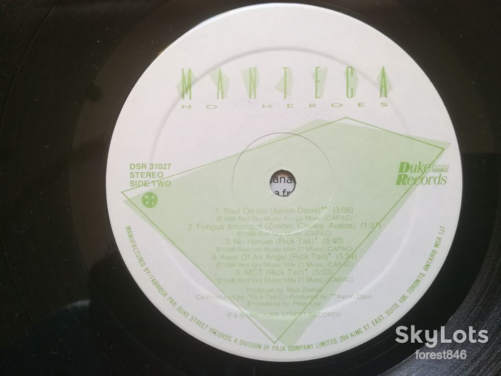 Manteca-No heroes-Ex.-Канада - фото фото фото 7