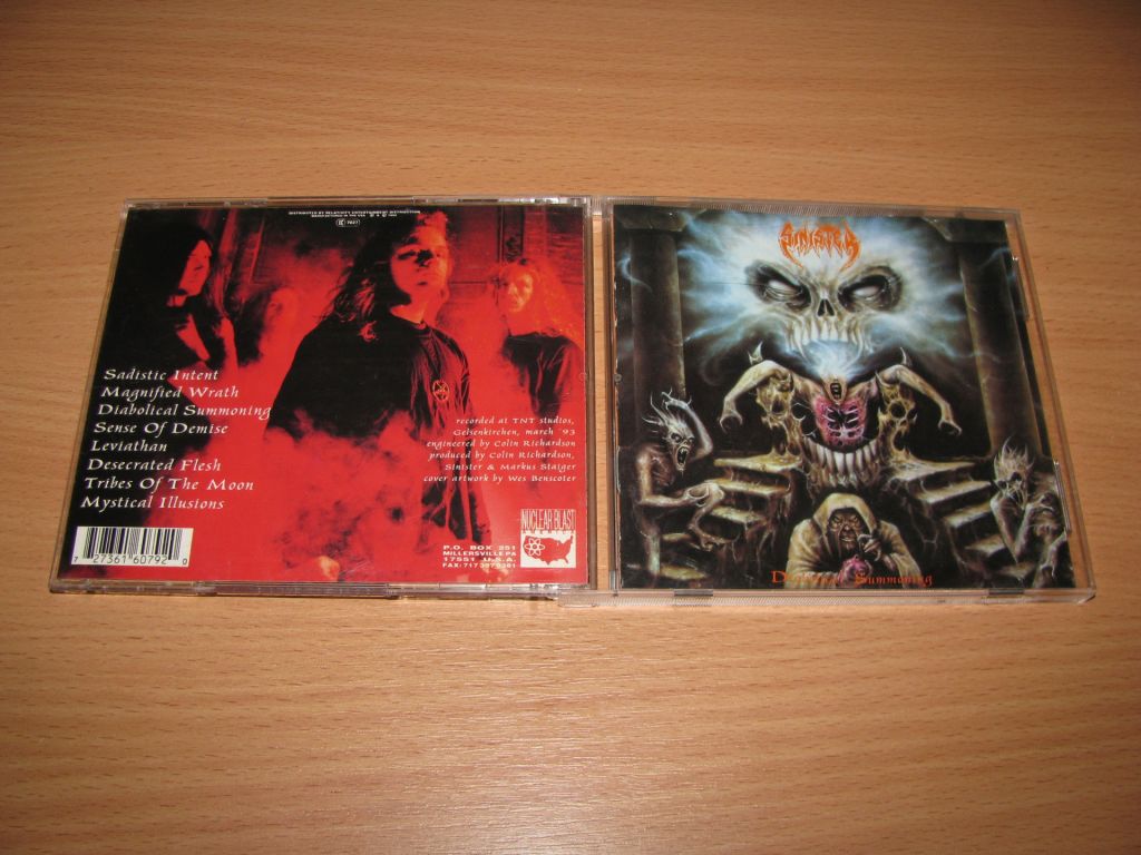 SINISTER - Diabolical Summoning   (1993 Nuclear Blast 1st press,USA) - фото фото фото 0