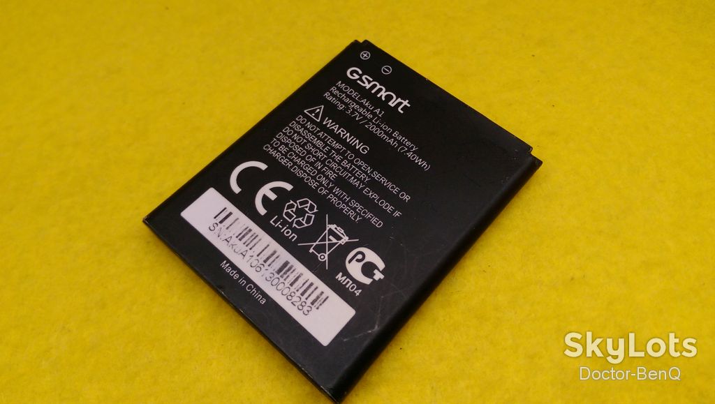 Аккумулятор для Gigabyte GSmart Aku A1 2000mAh - фото фото фото 0