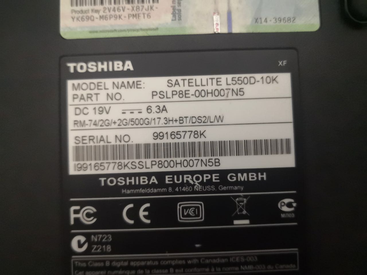 Ноутбук Toshiba Satellite L550D   (30) - фото фото фото 4