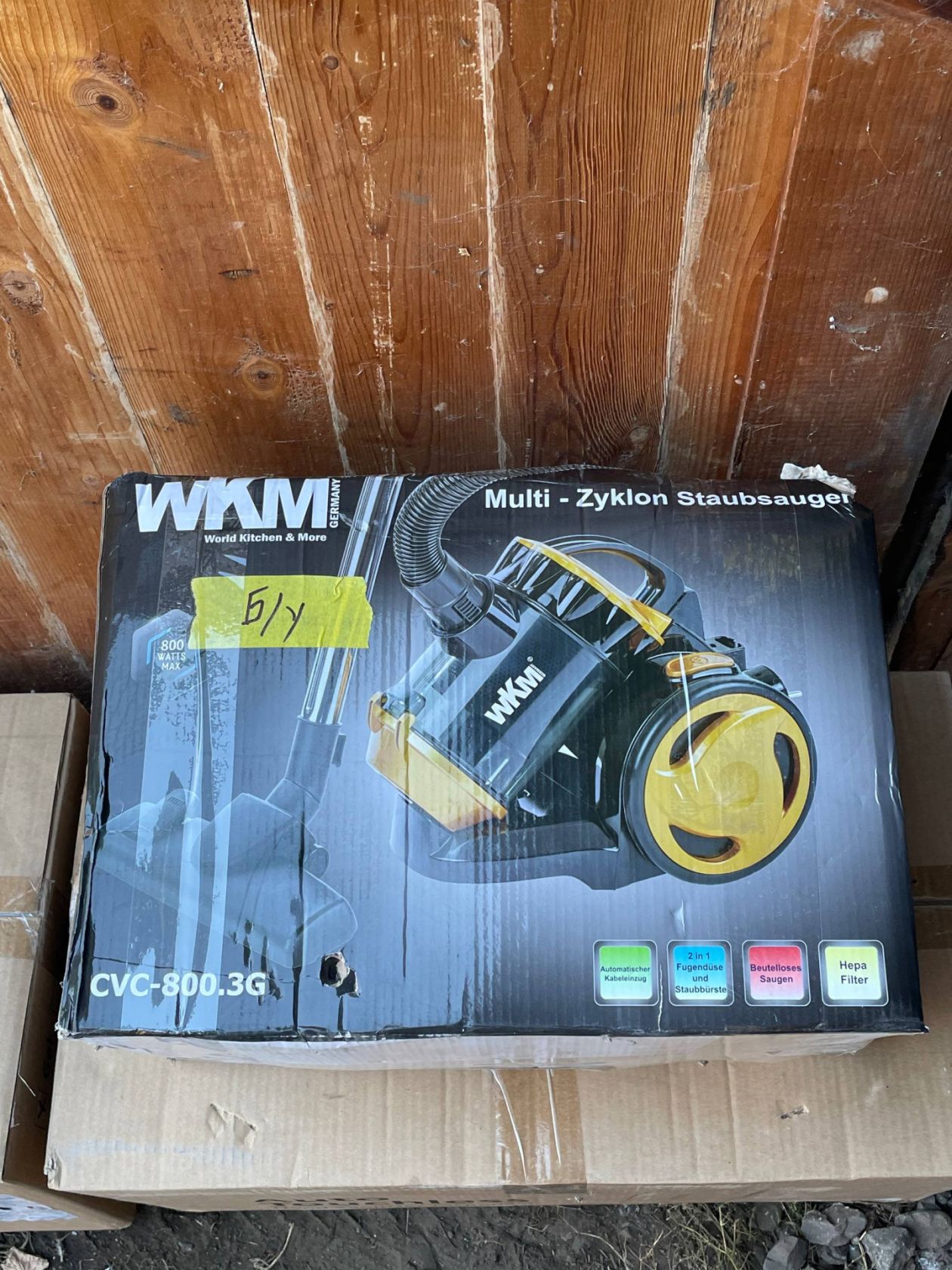 Пилосос циклонний безмішковий WKM CVC-800.3G 800W  (Б/У) - фото фото фото 1