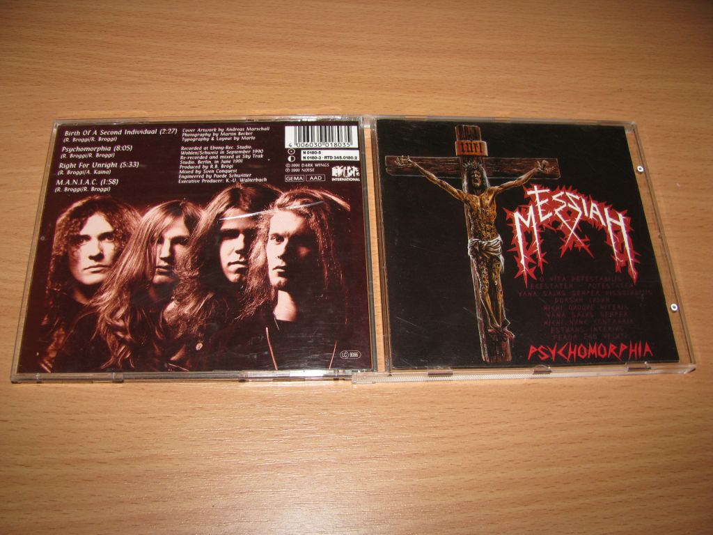 MESSIAH - Psychomorphia   (1991 Noise ,1st press) - фото фото фото 0