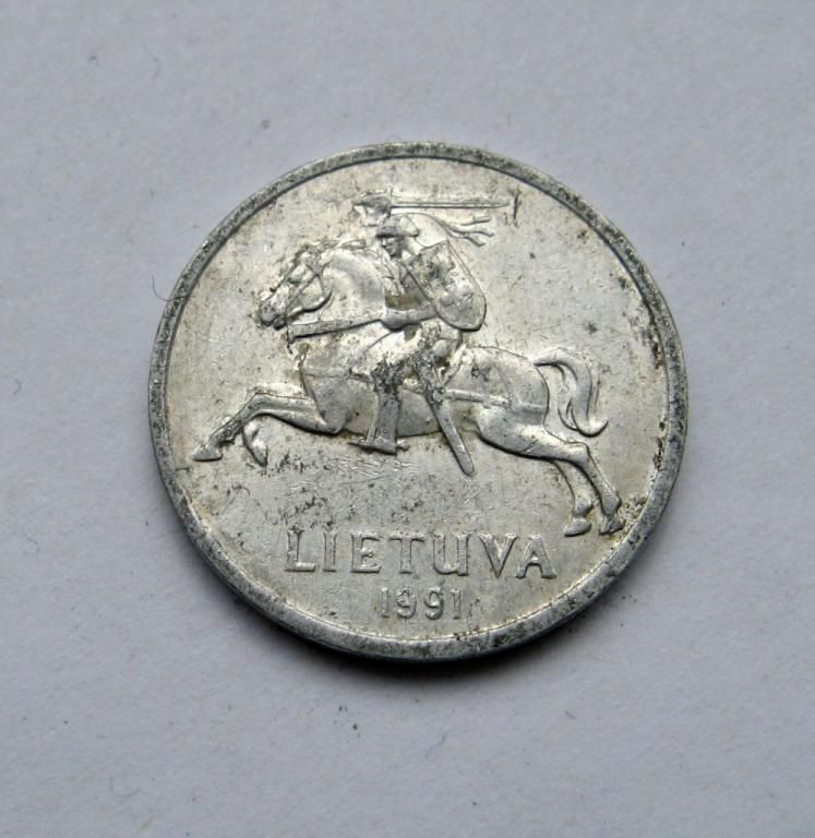 1 ЦЕНТ = 1991 г. = ЛИТВА &amp; - фото фото фото 1