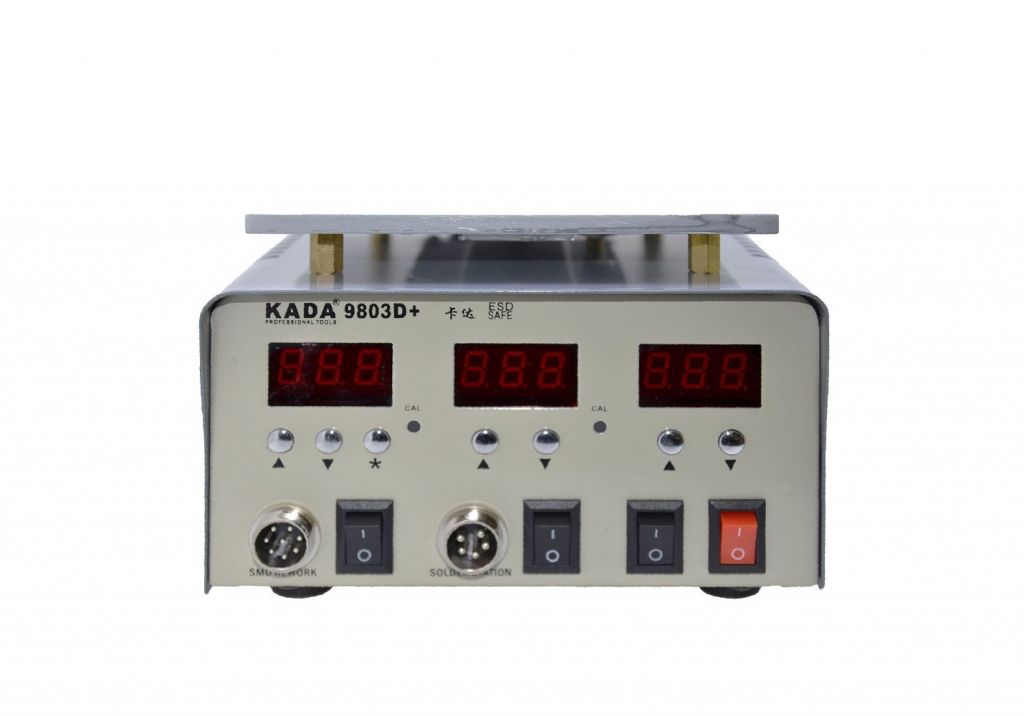 Паяльная станция 3 в 1: Фен, паяльник+ Вакуумный сепаратор Kada 9803D+ Гарантия! - фото фото фото 1