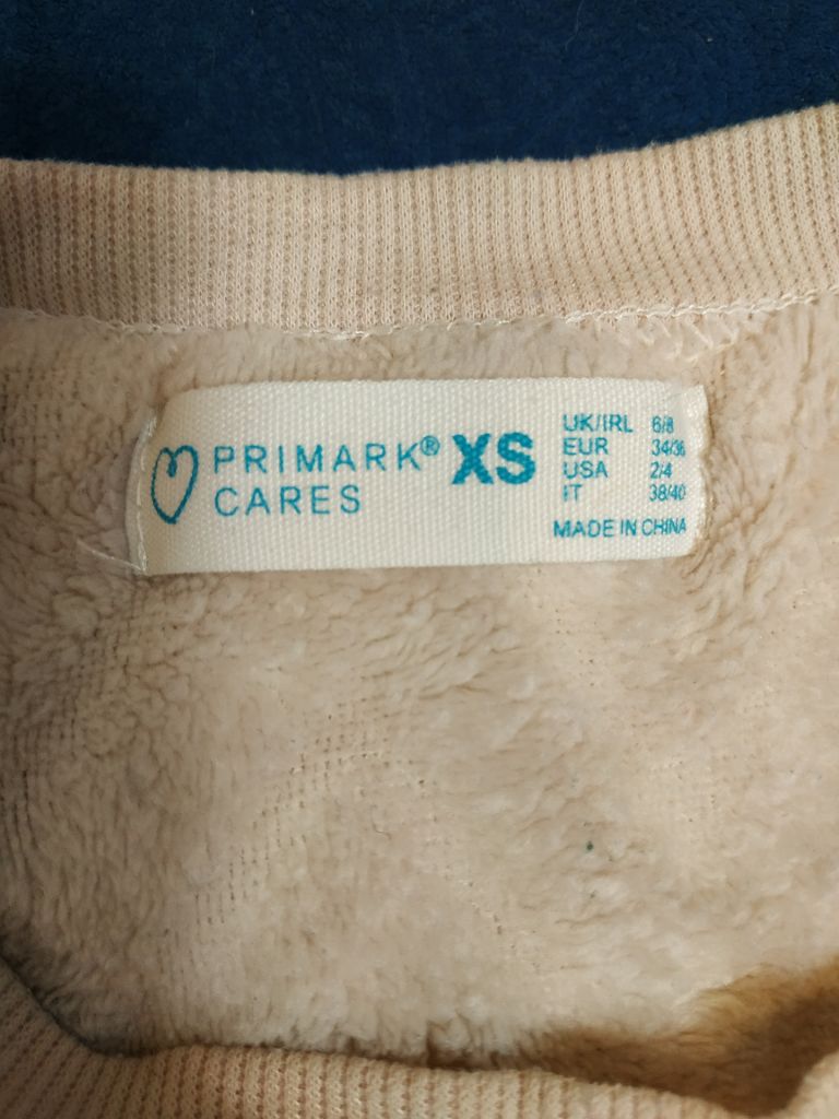 Кофта тепла флісова. Толстовка. Пухнастик PRIMARK  p-p XS - фото фото фото 6