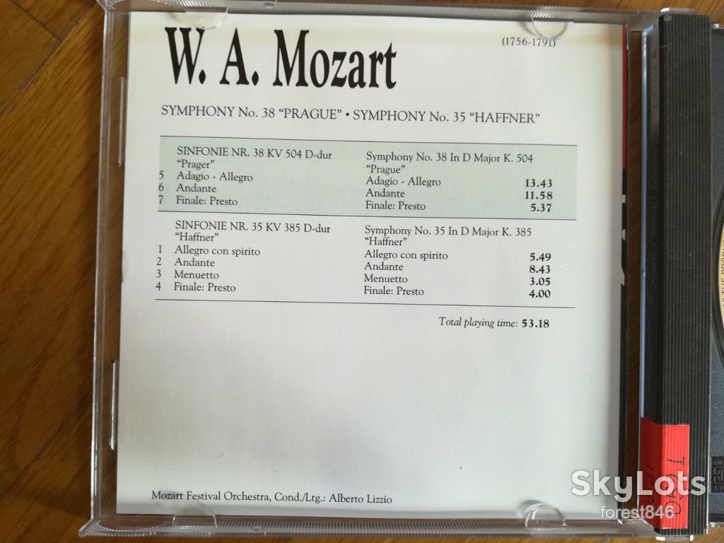 W. A. Mozart-Symphonies № 38, 35: 4+ - фото фото фото 3
