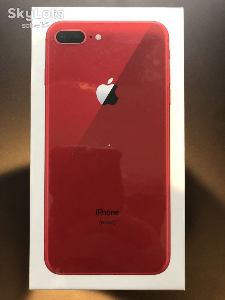 Новый Apple iPhone 8 Plus RED - 256GB -(новый оригинал) - фото фото фото 0