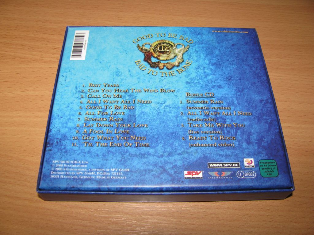 WHITESNAKE - Good To Be Bad  (2008 Steamhammer BOX) - фото фото фото 2