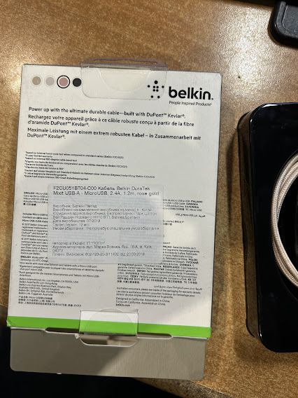 Кабель Belkin F2CU051bt04-C00 USB - Micro USB 1.2m № 231105230 - фото фото фото 3
