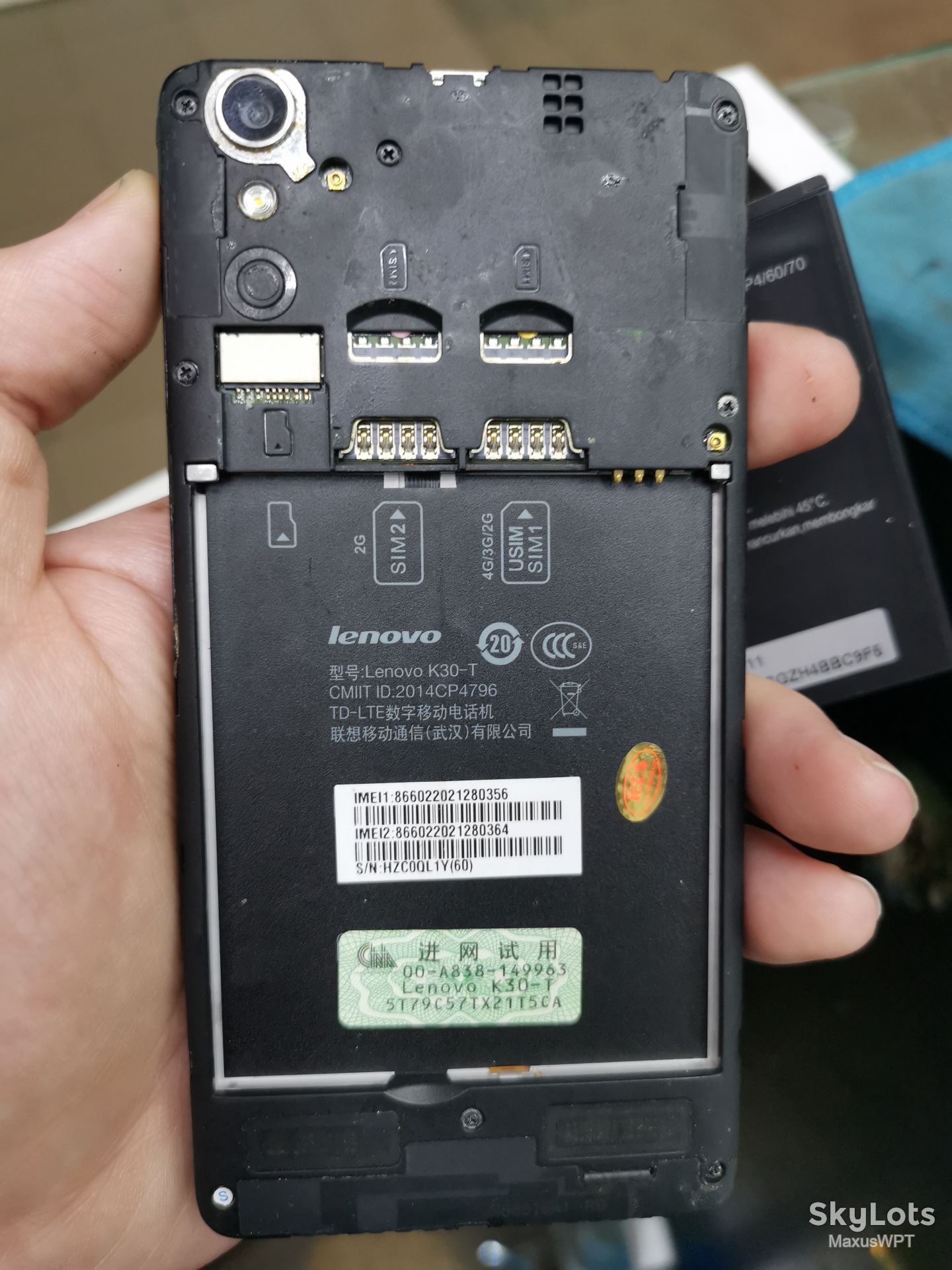 #192 Sklad Lenovo K30T yellow - фото фото фото 4