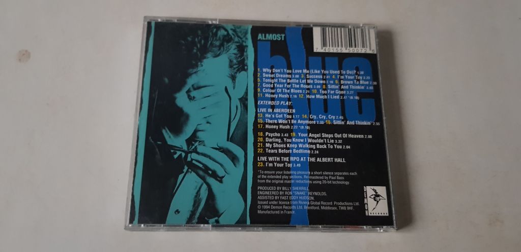 Elvis Costello &amp; The Attractions Almost Blue CD фірмовий - фото фото фото 1