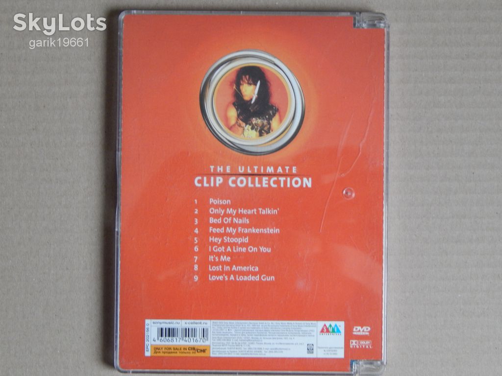 Alice Cooper ‎– The Ultimate Clip Collection (DVD,  Jewel Case) - фото фото фото 1