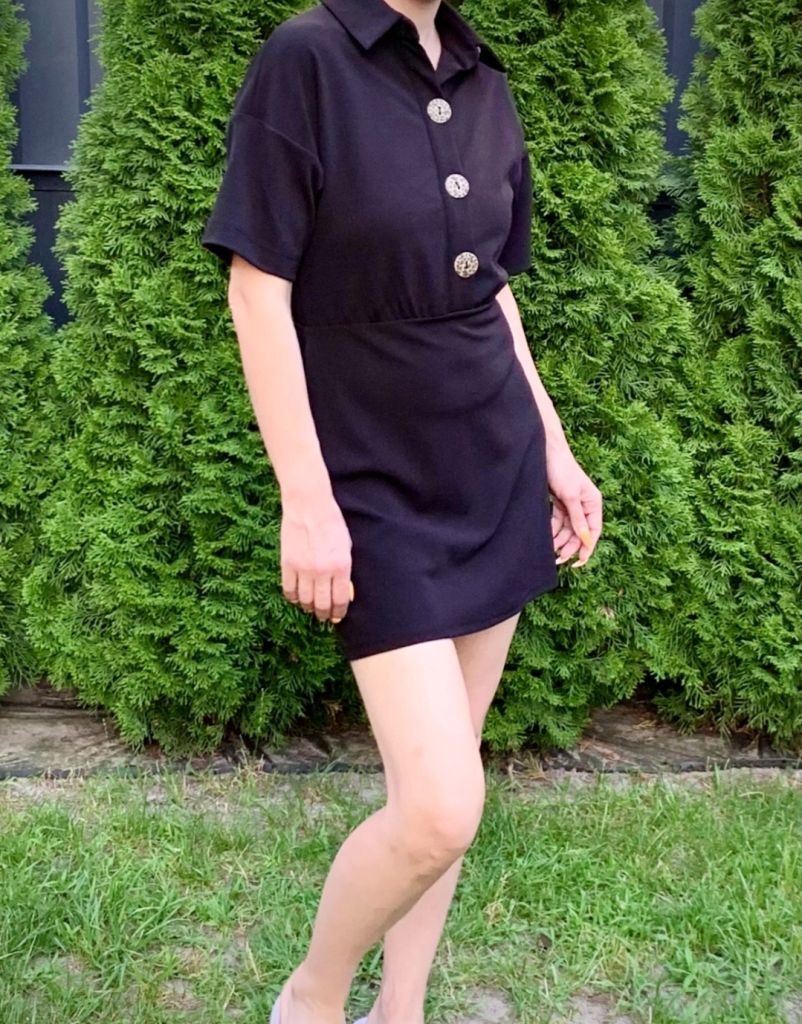 Сукня ASOS. Чорна. Стильна. XS розмір    (4) - фото фото фото 3