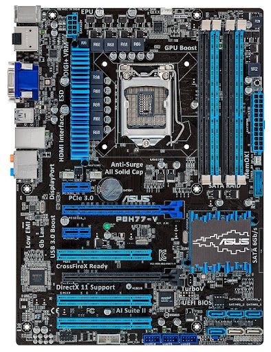 Asus P8H77-V   (s1155, Intel H77, PCI-Ex16) - фото фото фото 0