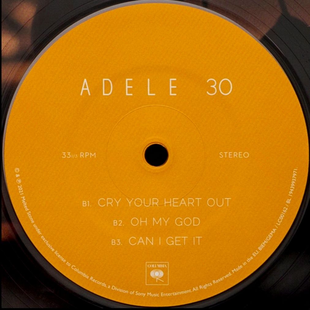 Adele - 30 - 2021.  (2LP). 12. Vinyl. Пластинки. Europe. S/S - фото фото фото 7