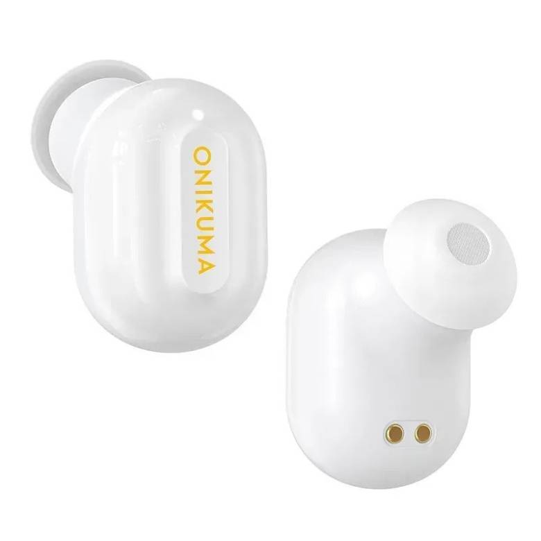 Навушники Bluetooth бездротові Onikuma T20 Panda вакуумні з мікрофоном White - фото фото фото 5