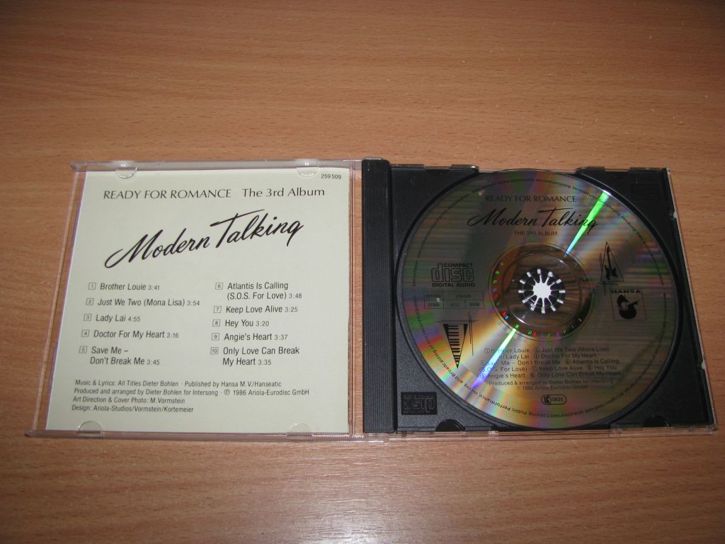 MODERN TALKING - Ready For Romance  (1986 Hansa Germany) - фото фото фото 1