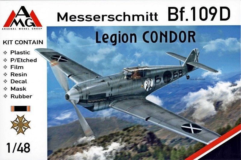 AMG 48723 Messerschmitt Bf.109D  (Legion CONDOR), 1/48 масштаб - фото фото фото 0