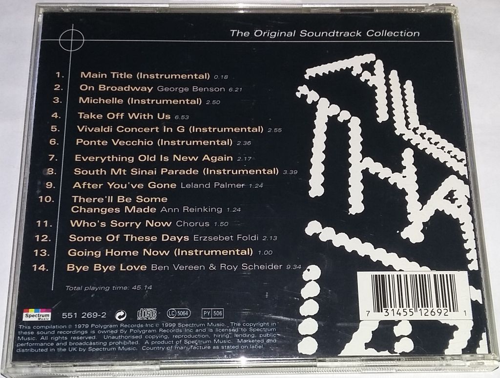 VARIOUS All That Jazz  (The Original Soundtrack Collection) CD UK - фото фото фото 2