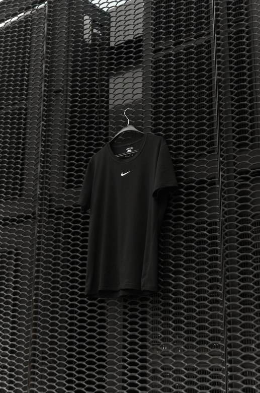 Футболка Nike черная (лого центр) - фото фото фото 8