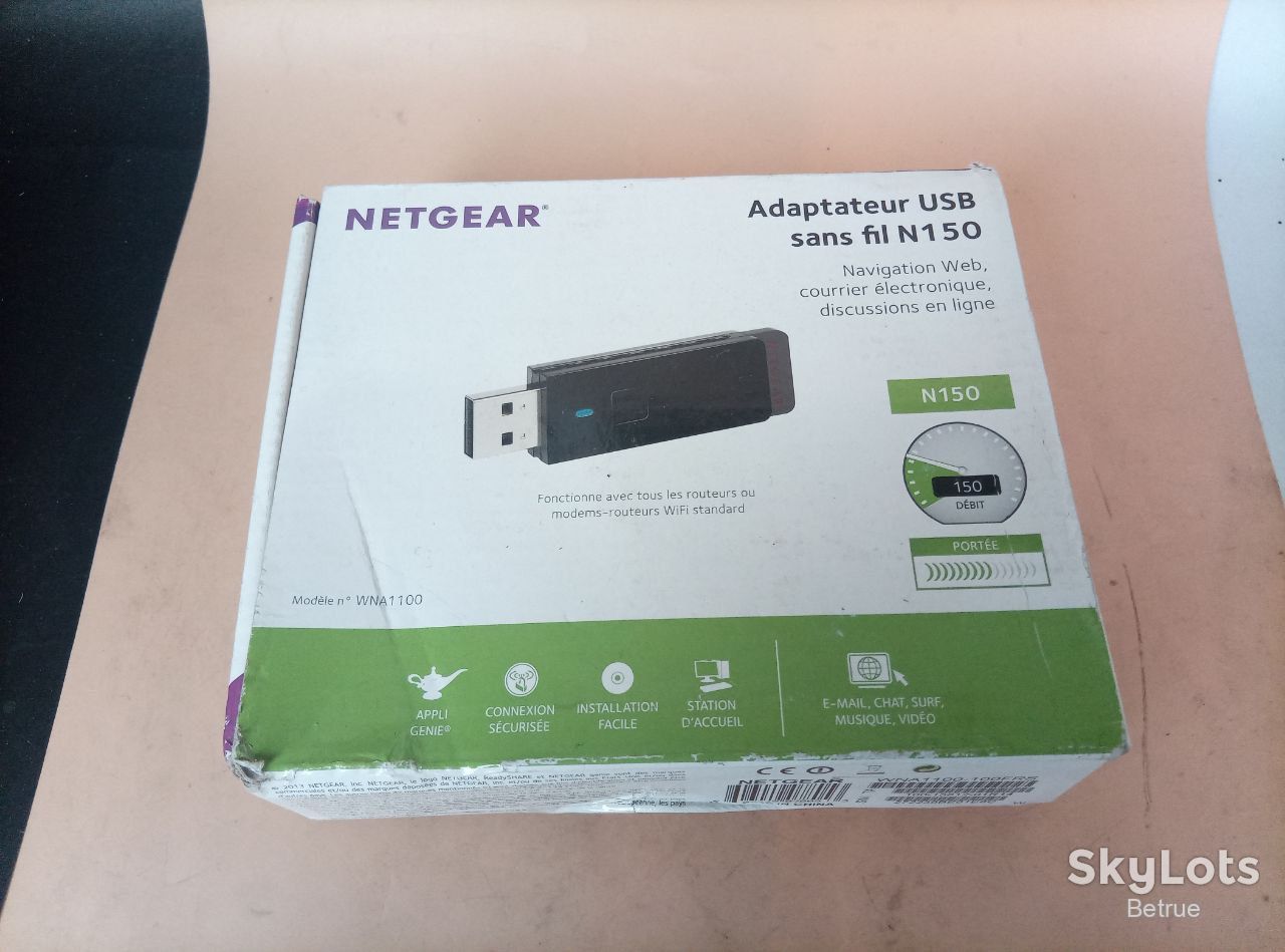 USB адаптер NETGEAR WNA1100 N150 бездротовий для ПК, ноутбука   (19940) - фото фото фото 0