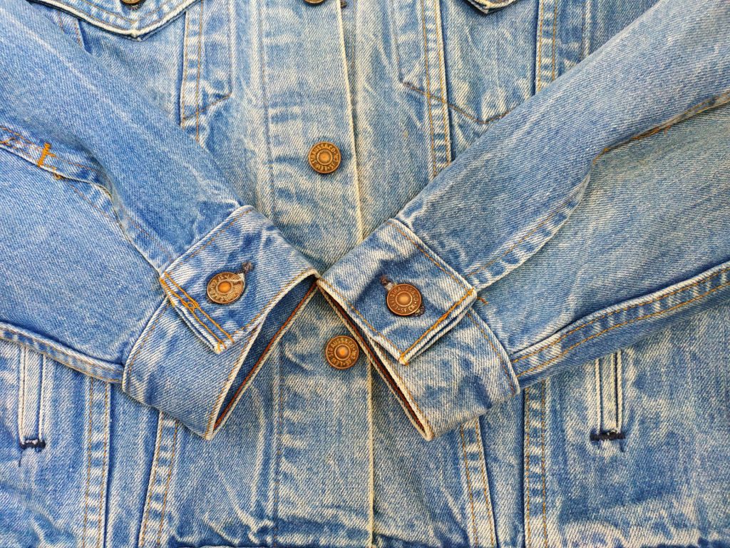 Куртка джинсова чоловіча синя LEVIS p-p S - фото фото фото 7