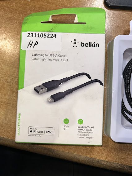 Кабель Belkin CAA002BT1MBK USB - Lightning 1m № 231105224 - фото фото фото 2