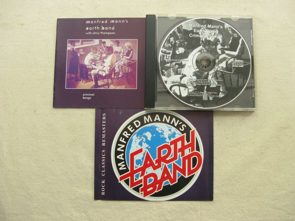 CD Manfred Mann's Earth Band. Criminal Tango 1986. - фото фото фото 1