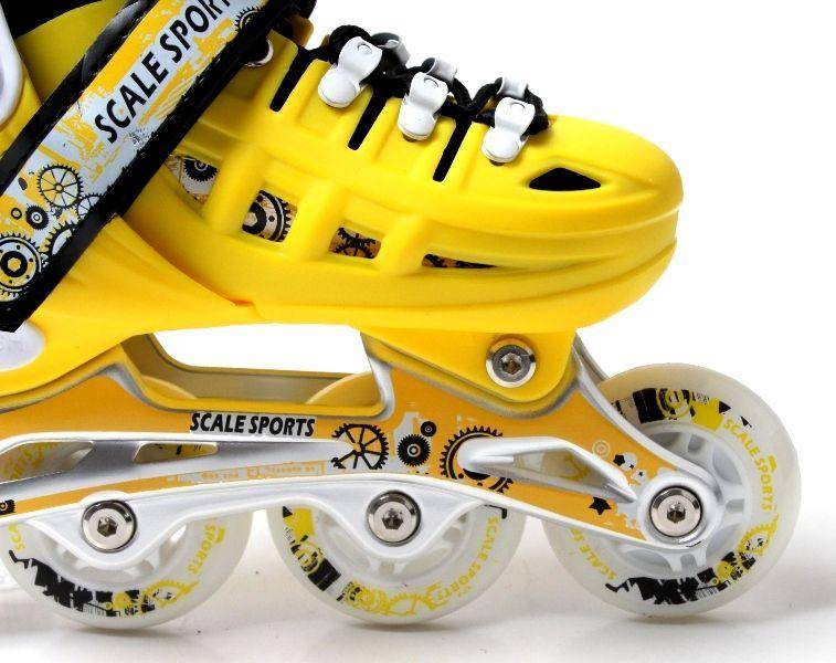Ролики Scale Sports. Yellow LF 905, размер 38-41. (748527067-L) - фото фото фото 2