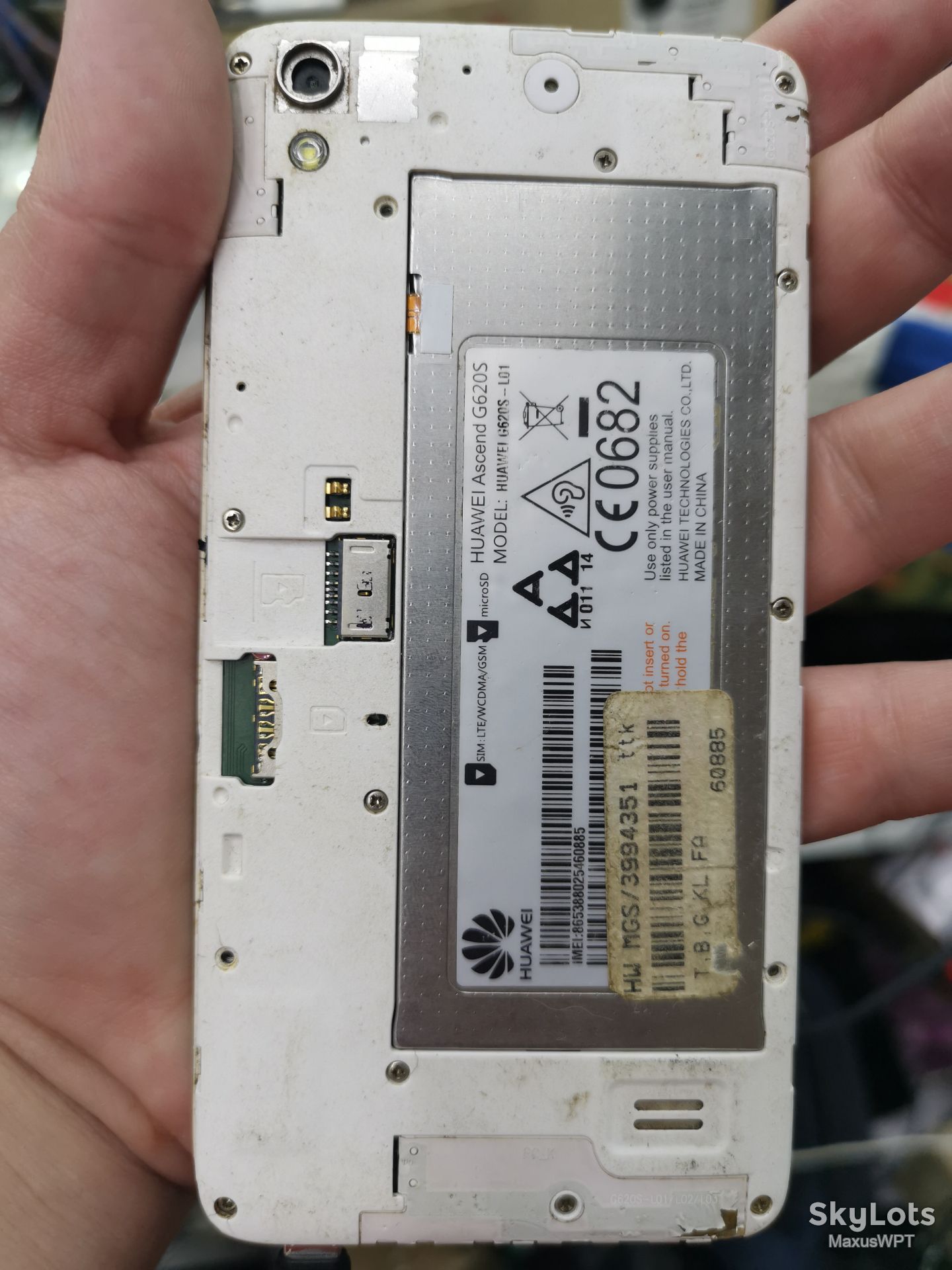 #327 Sklad Huawei ascend G620C white - фото фото фото 2