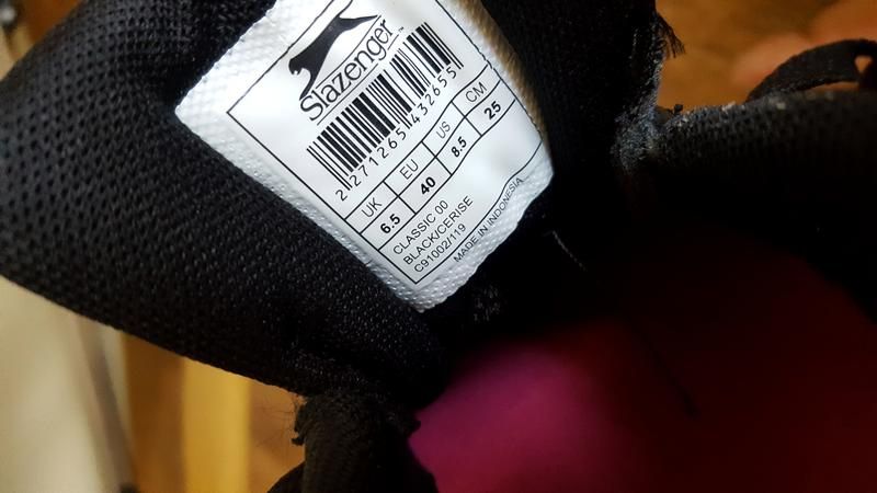 Кроссовки кожаные slazenger classic ladies trainers - фото фото фото 6
