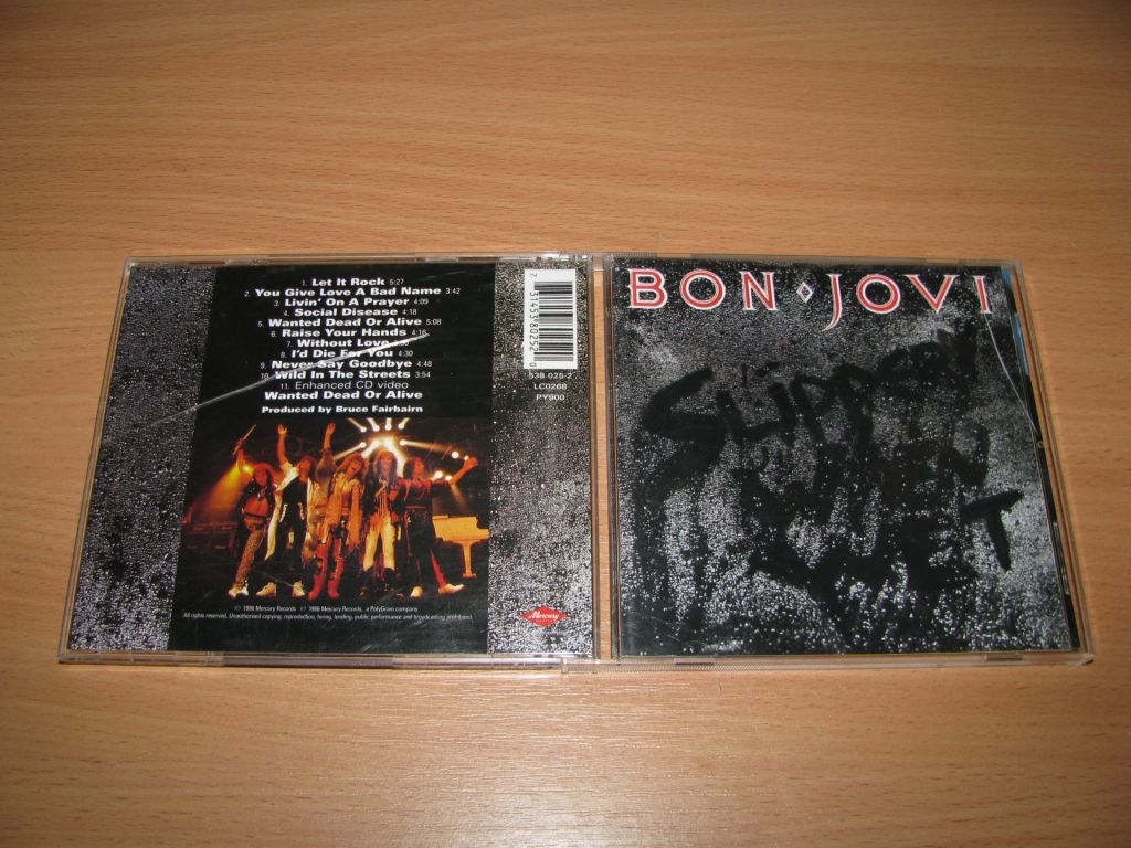 BON JOVI - Slippery When Wet   (1986 Mercury Germany) - фото фото фото 0