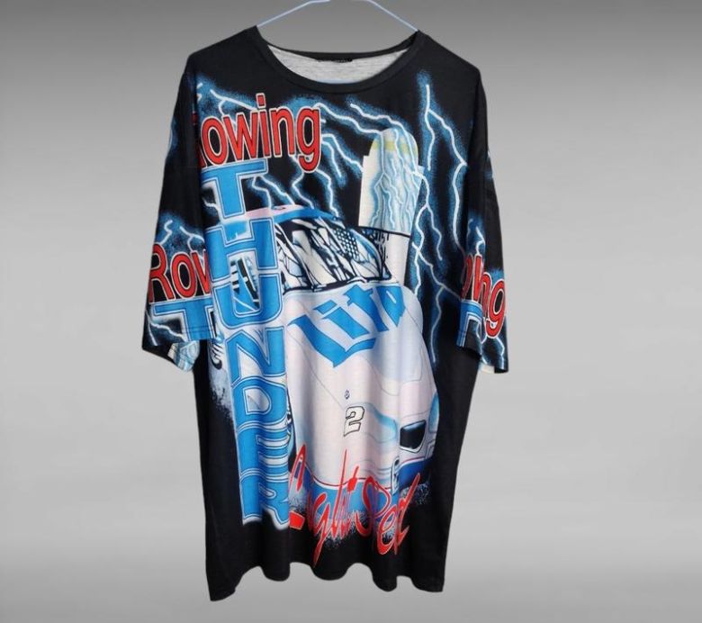 Футболка shein oversize з принтом авто - фото фото фото 1