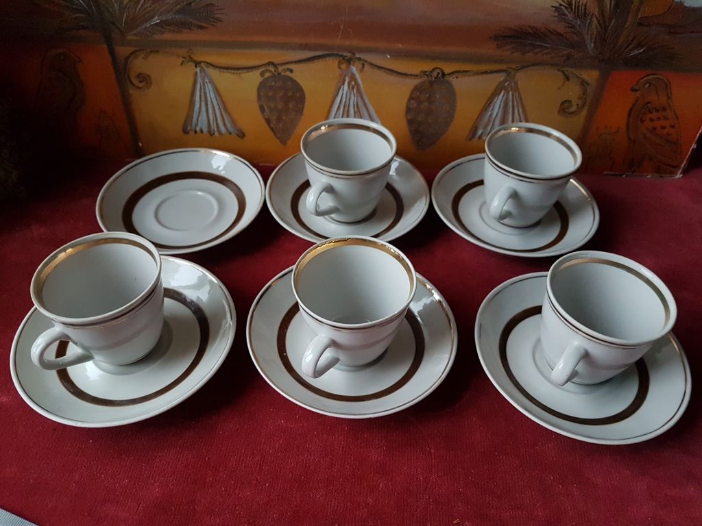 Кофейные пары, 5 шт. СССР, + блюдечко. Все целое - фото фото фото 0