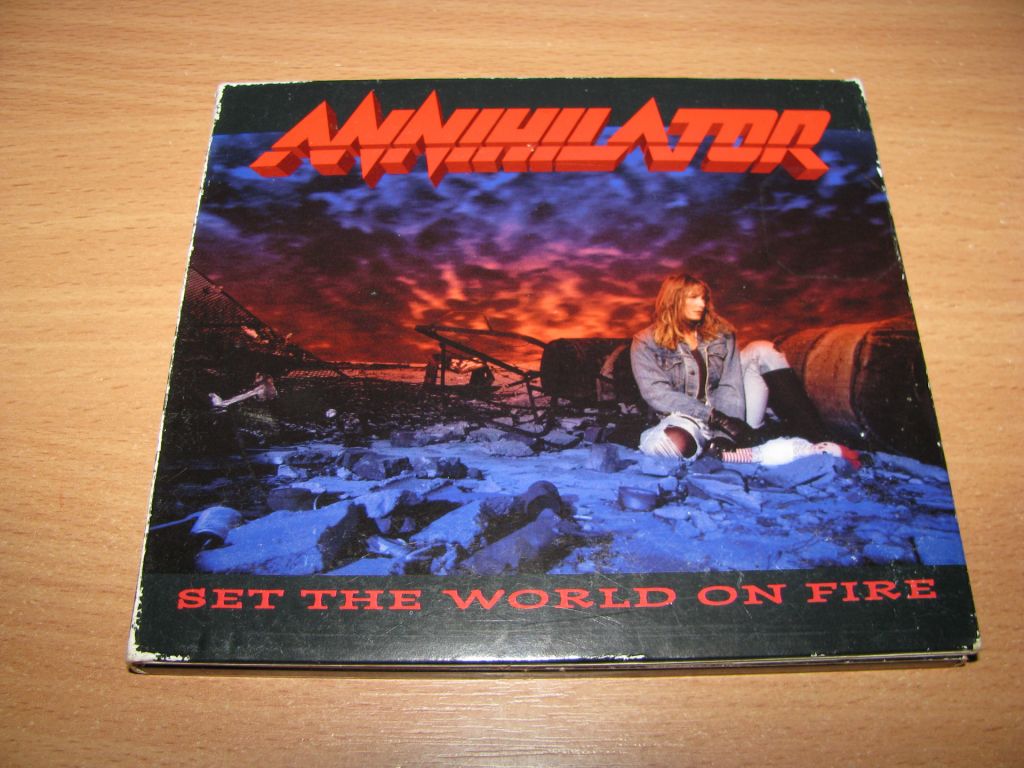 ANNIHILATOR - Set The World Of Fire  (1993 Roadrunner 1st press,DIGI) - фото фото фото 1