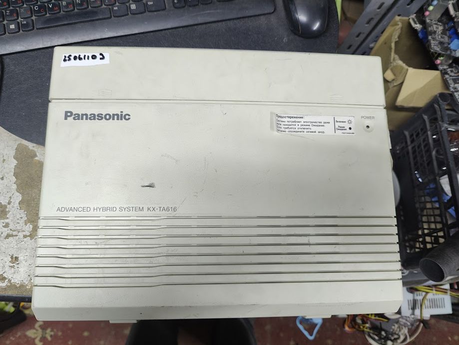 Мини-АТС Panasonic KX-TA 616RU с модулями № 25061103 - фото фото фото 0