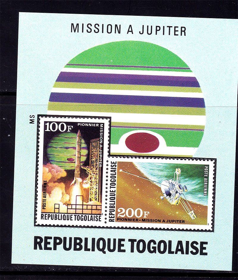 Космос . Того 194 г    MNH  - блок + марки - фото фото фото 1