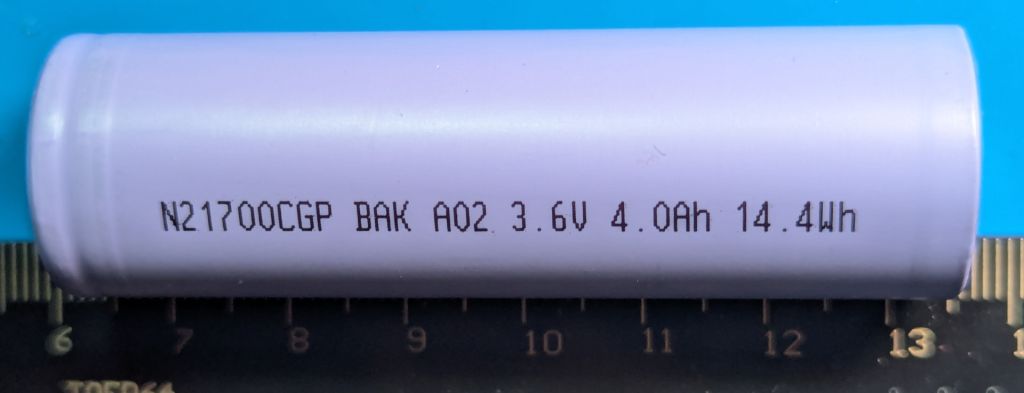 Акумулятор 21700 BAK N21700CGP 4000mah 40A - фото фото фото 0