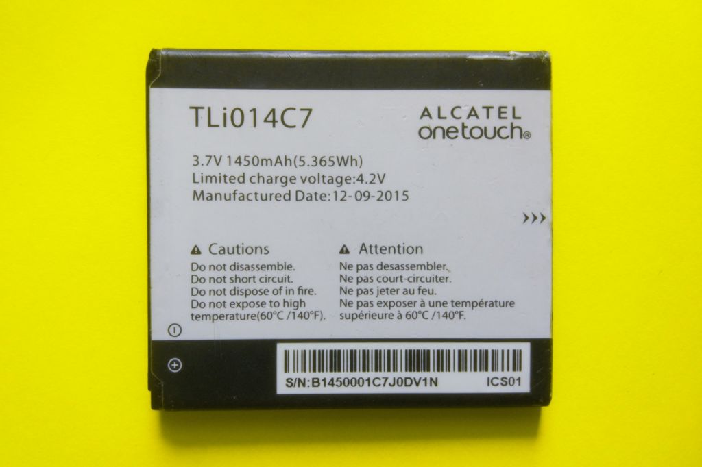 Аккумулятор акб Alcatel OT TLi014C7      (1450 mAh) One Touch Pixi First 4024D - фото фото фото 1