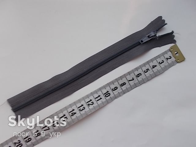 Застежка *молния* серая  длина 15 cm - фото фото фото 3