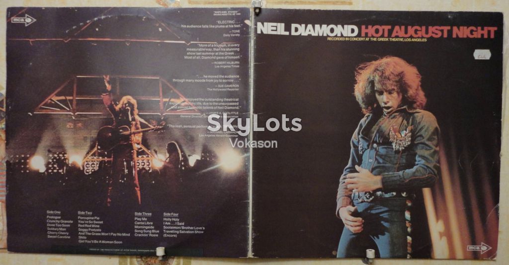 Neil Diamond - Hot August Night   2lp  NM-/NM-/EX+ - фото фото фото 0