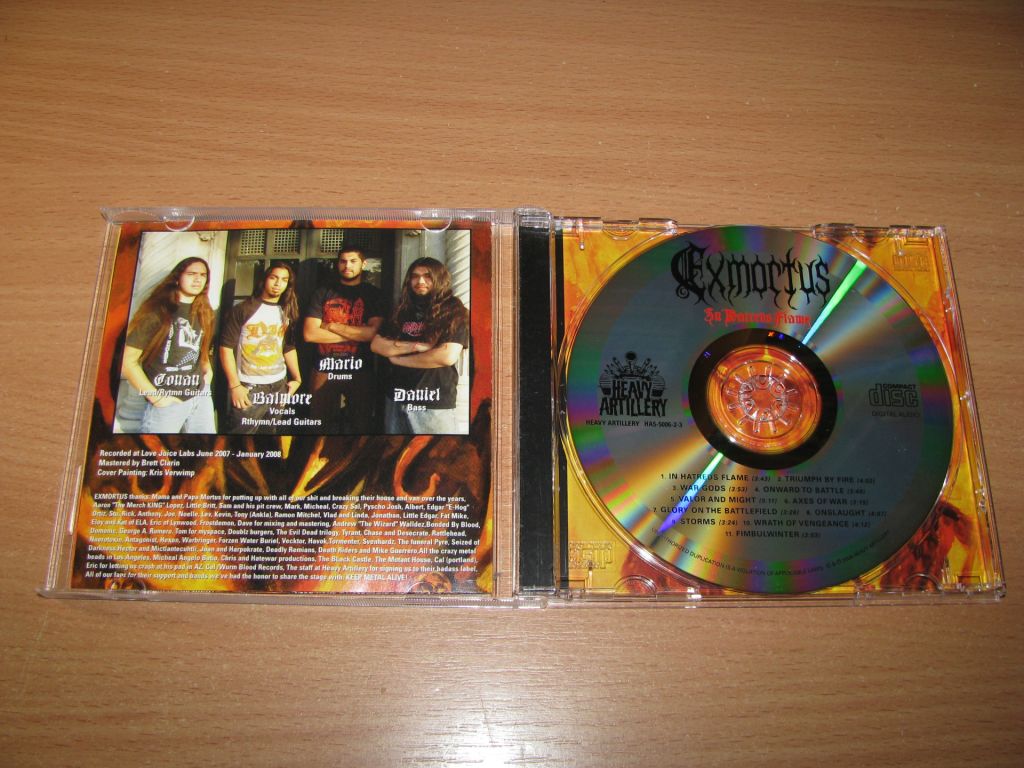EXMORTUS - In Hatred's Flame  (2008 Heavy Artillery, 1st press,USA) - фото фото фото 1